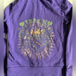 Juicy Couture Purple Zip-Up Hoodie